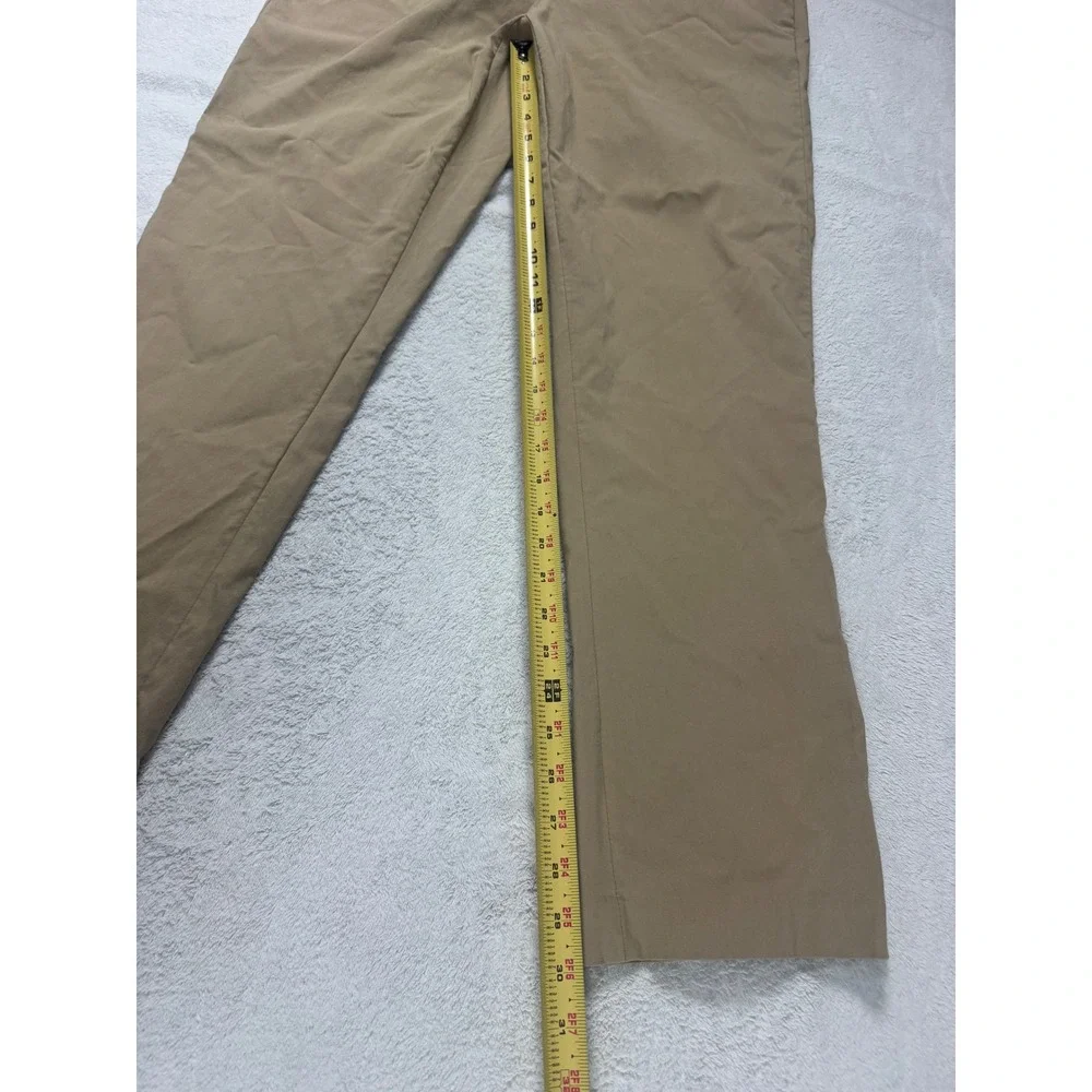 Lane Bryant The Allie Tan Khaki Straight Leg Dress Pants Womens 18R Stretch